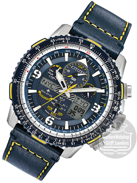 Citizen Radio Controlled JY8078-01L horloge Eco-Drive Blue Angels blauw - Afbeelding 5