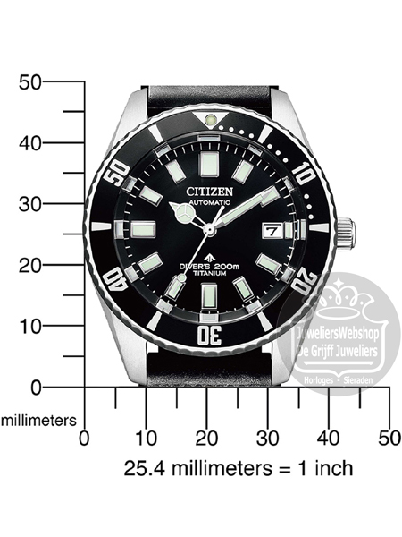 Citizen NB6021-17E Promaster horloge Titanium Automatic Zwart - Afbeelding 3