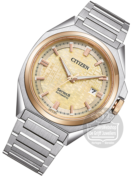 Citizen NB6059-57P horloge Series 8 Automatic Rose - Afbeelding 4