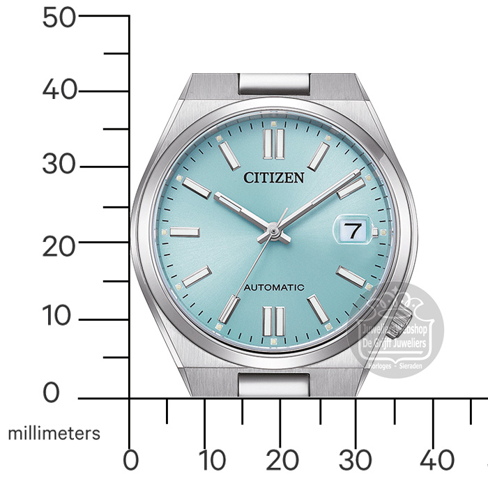Citizen NJ0200-50L horloge Automatic Lichtblauw Tsuyosa - Afbeelding 5
