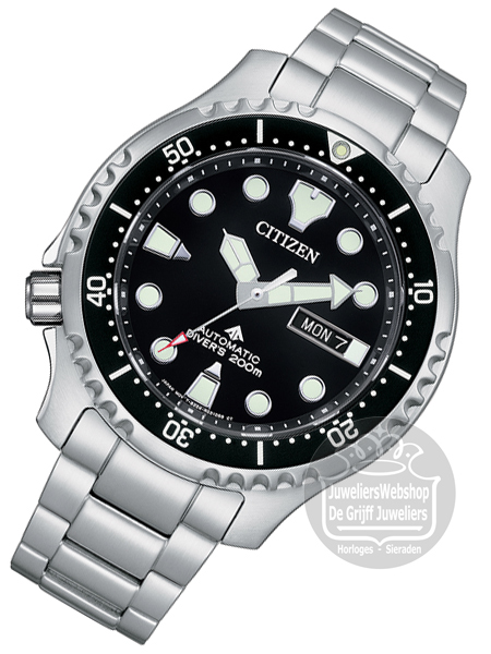 Citizen NY0140-80EE horloge Automatic Zwart - Afbeelding 5