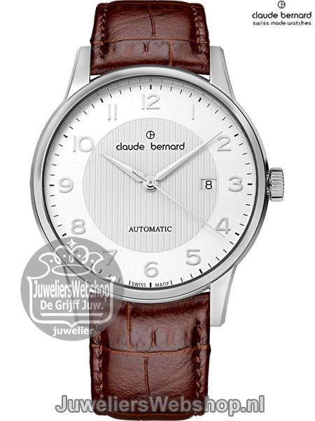 Claude Bernard horloge 80091-3-ABN Automaat - Afbeelding 4