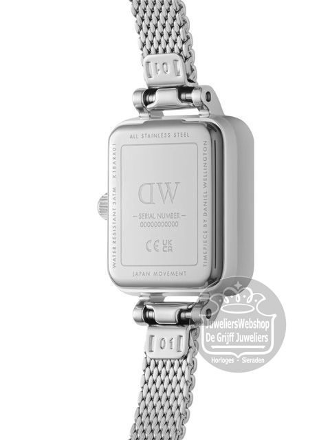 Daniel Wellington Horloge Quadro Mini Lumine Bezel Silver DW00100732 - Afbeelding 3