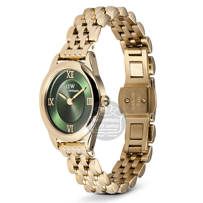 Daniel Wellington Horloge Ophelia Mini DW00100804 goldplated Groen - Afbeelding 3