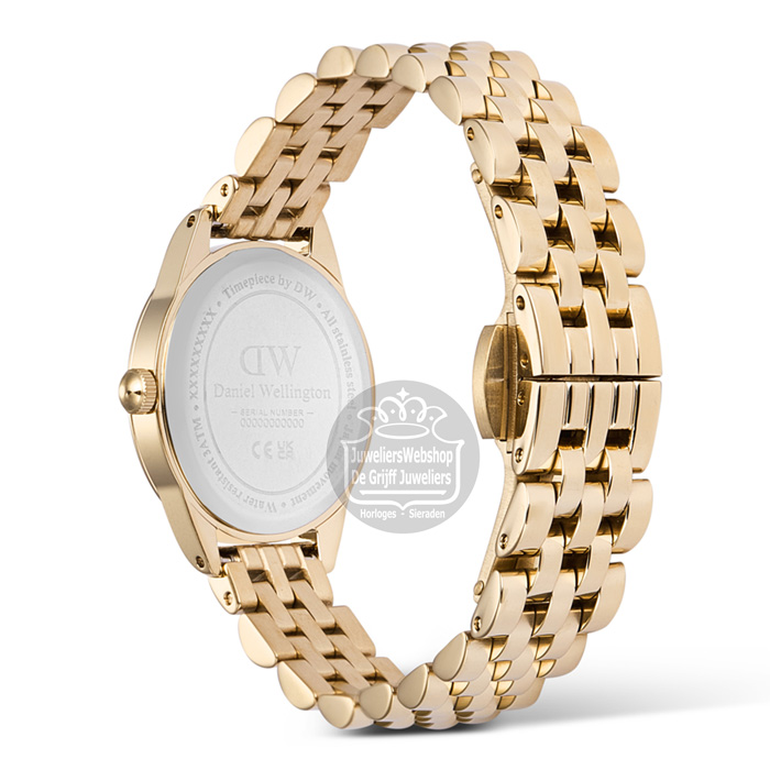 Daniel Wellington Horloge Ophelia Mini DW00100804 goldplated Groen - Afbeelding 4