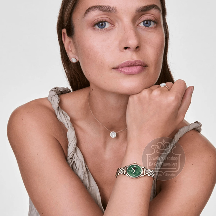 Daniel Wellington Horloge Ophelia Mini DW00100804 goldplated Groen - Afbeelding 5