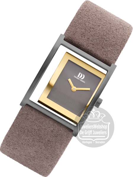 Danish Design horloge Pico Portrait IV16Q1292 taupe - Afbeelding 3