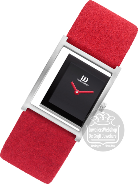 Danish Design horloge Pico Portrait IV24Q1292 Rood - Afbeelding 3