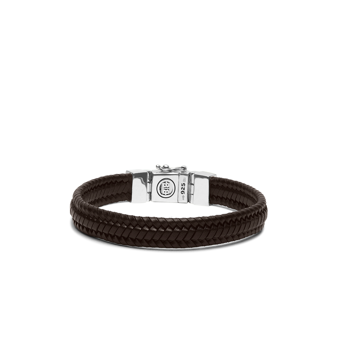 Buddha to Buddha Armband 181BR Edwin Small Leather Brown F 21cm - Afbeelding 3