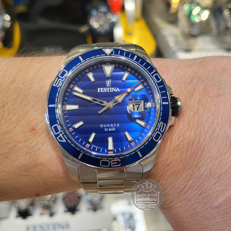 Festina F20360-1 Herenhorloge Sport Blauw - Afbeelding 7