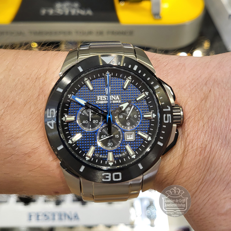 Festina F20641-2 Chrono Bike Horloge 2022 Blauw - Afbeelding 5