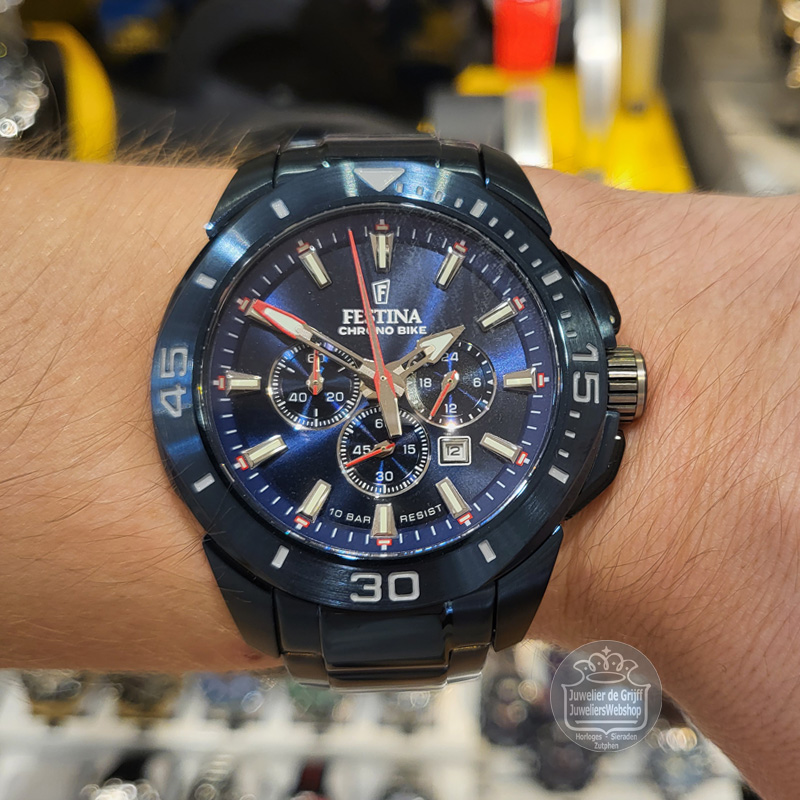 Festina F20643-1 Chrono Bike Horloge 2022 Blauw - Afbeelding 5