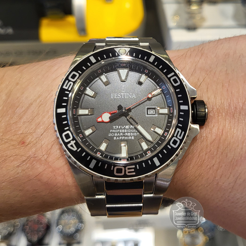 Festina F20663-3 Herenhorloge Diver Zwart - Afbeelding 3