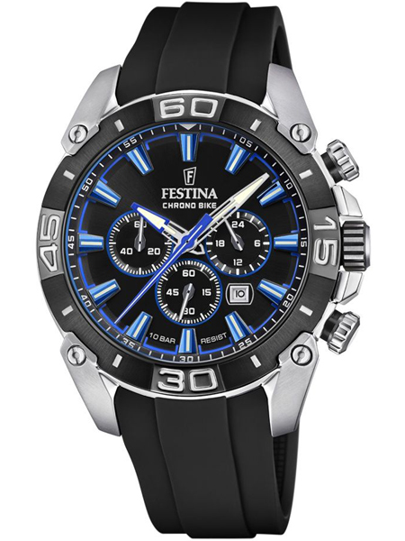 Festina F20544-2 Chrono Bike Horloge 2021 Zwart