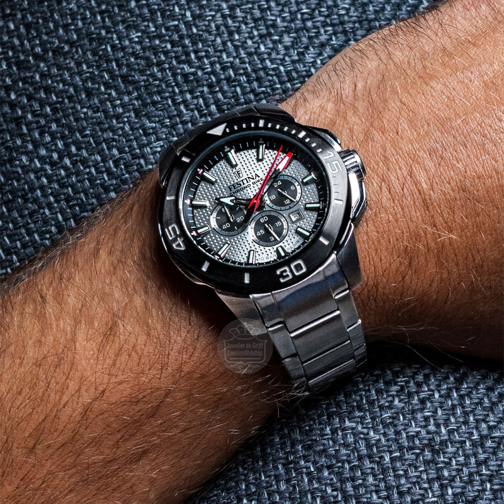 Festina F20641-1 Chrono Bike Horloge 2022 Grijs - Afbeelding 3