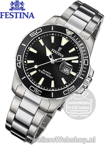 Festina F20503-4 Dameshorloge Zwart - Afbeelding 2