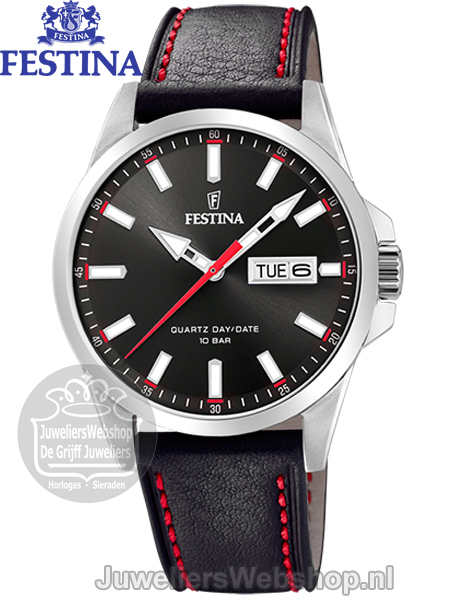 Festina F20358-4 Herenhorloge Zwart - Afbeelding 3