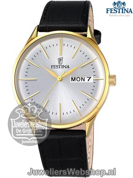 Festina F6838-1 Herenhorloge Edelstaal - Afbeelding 3