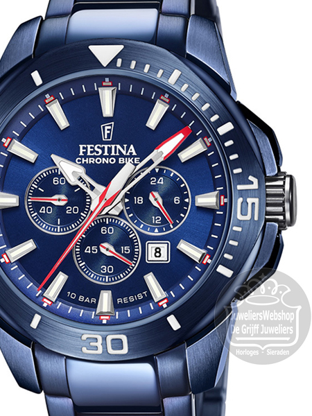 Festina F20643-1 Chrono Bike Horloge 2022 Blauw - Afbeelding 2