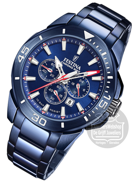 Festina F20643-1 Chrono Bike Horloge 2022 Blauw - Afbeelding 3
