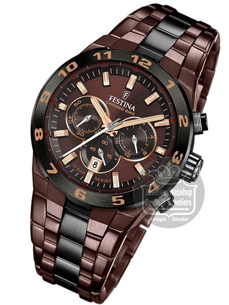 Festina F20708-1 Chrono Bike Special Edition Horloge 2024 Bruin - Afbeelding 2