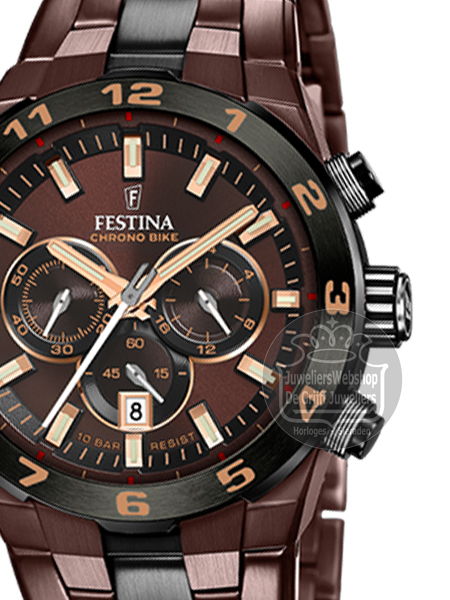 Festina F20708-1 Chrono Bike Special Edition Horloge 2024 Bruin - Afbeelding 3