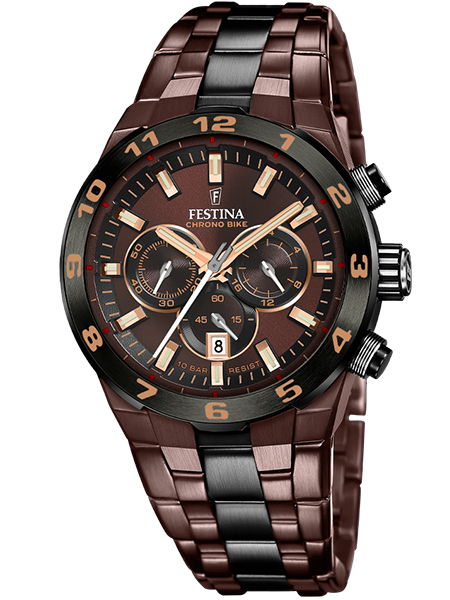 Festina F20708-1 Chrono Bike Special Edition Horloge 2024 Bruin
