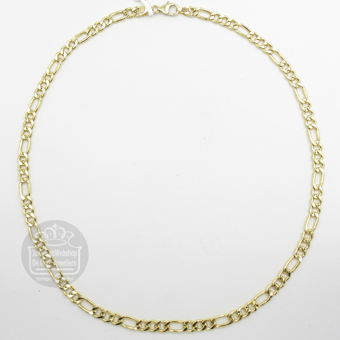 Fjory Gouden Figaro Collier 40-F0650 50cm - Afbeelding 3