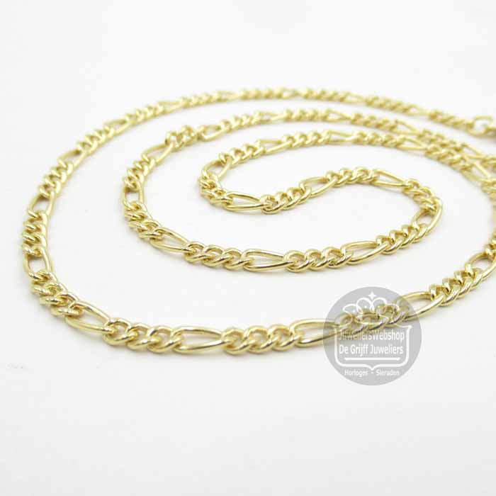 Fjory Gouden Figaro Collier 40-F03145 45cm - Afbeelding 4