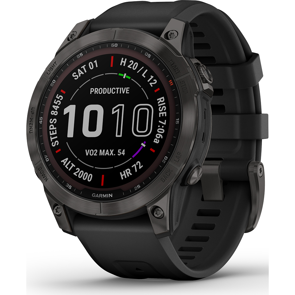 Garmin Fenix 7 Sapphire Solar horloge 010-02540-35 GPS 47mm