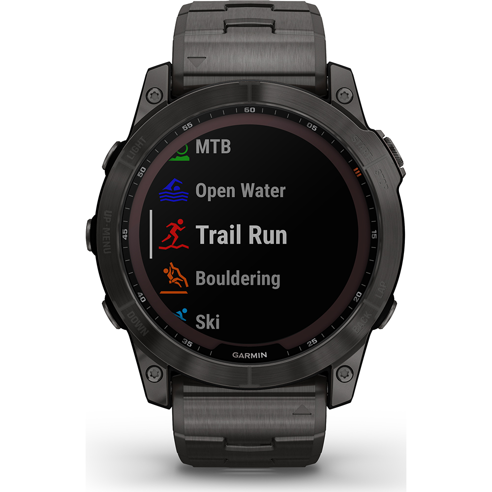 Garmin Fenix 7X horloge 010-02541-27 Sapphire Solar GPS 51mm met titanium band - Afbeelding 5