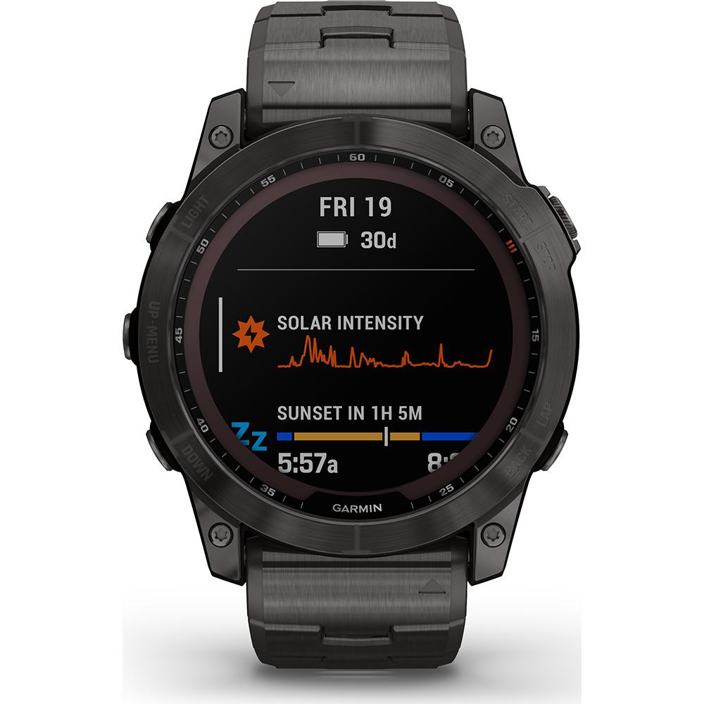 Garmin Fenix 7X horloge 010-02541-27 Sapphire Solar GPS 51mm met titanium band - Afbeelding 7
