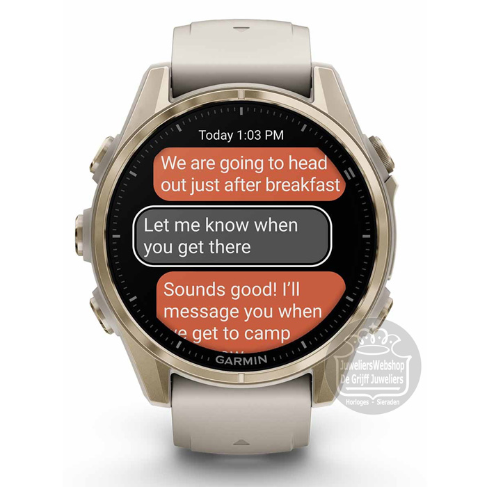 Garmin Fenix 8 Sapphire Amoled horloge 010-02903-11 GPS 43mm - Afbeelding 5