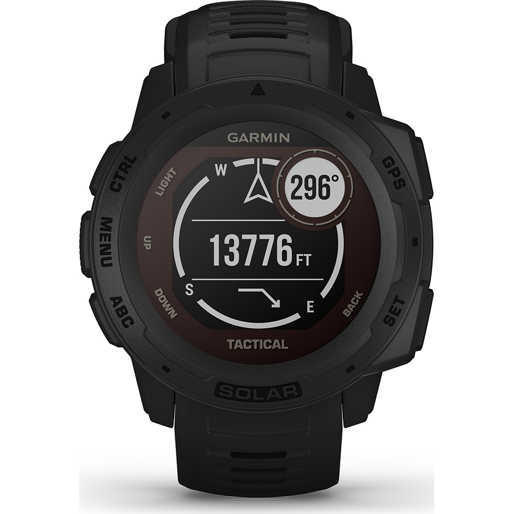 Garmin Instinct Solar Tactical Black 010-02293-03 horloge - Afbeelding 3