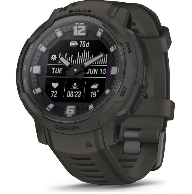 Garmin Instinct Crossover Solar Graphite 010-02730-01 Horloge