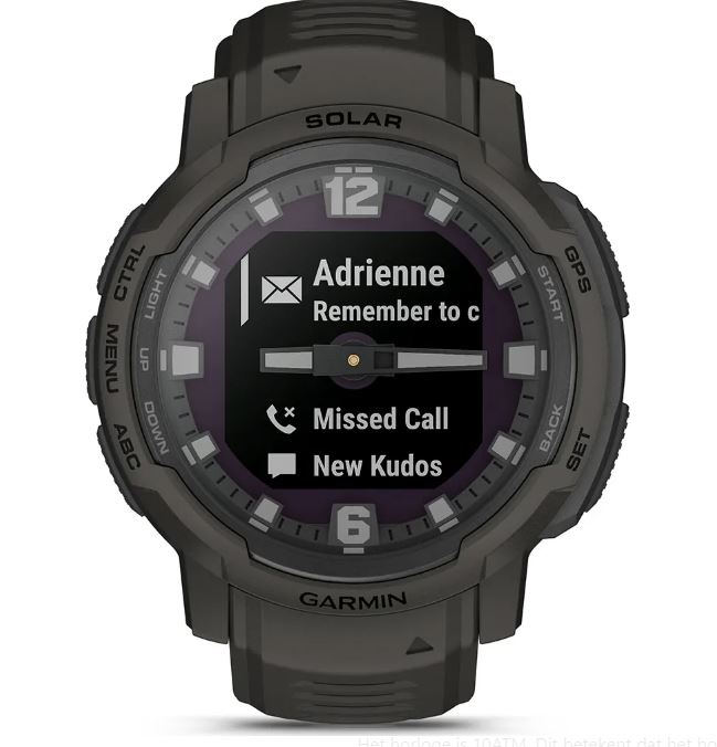 Garmin Instinct Crossover Solar Graphite 010-02730-01 Horloge - Afbeelding 4