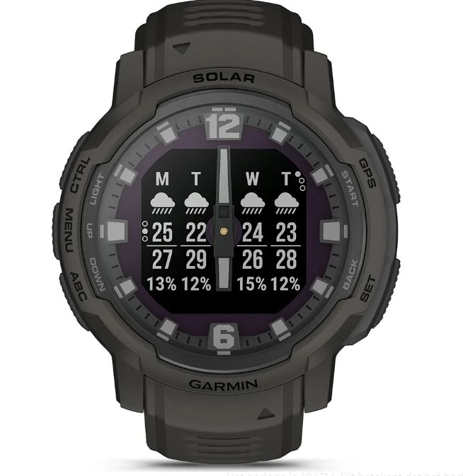 Garmin Instinct Crossover Solar Graphite 010-02730-01 Horloge - Afbeelding 6
