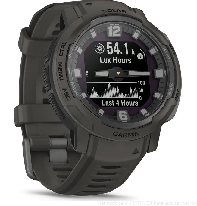 Garmin Instinct Crossover Solar Graphite 010-02730-01 Horloge - Afbeelding 7