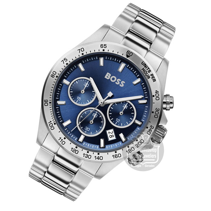 Hugo Boss Hero Chrono Horloge HB1513755 heren Blauw - Afbeelding 5