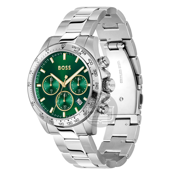 Hugo Boss Hero Chrono Horloge HB1514217 Groen - Afbeelding 3