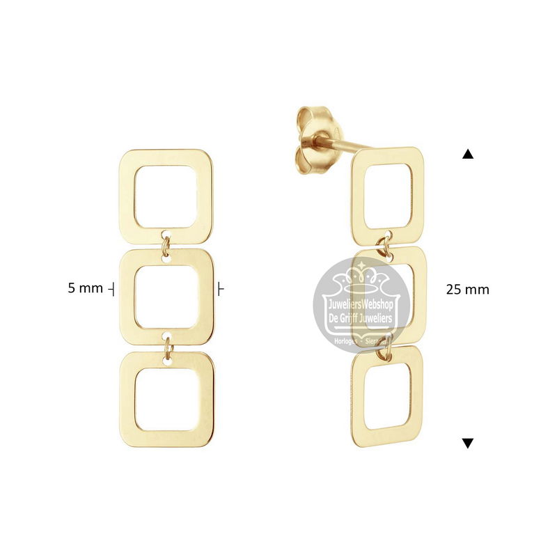 Jackie Gold Laguna Studs JKE24.466 - Afbeelding 3