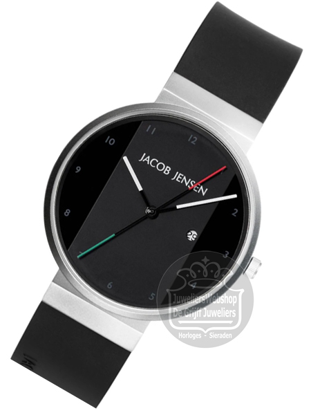 Jacob Jensen 645 New Line Series Herenhorloge - Afbeelding 3