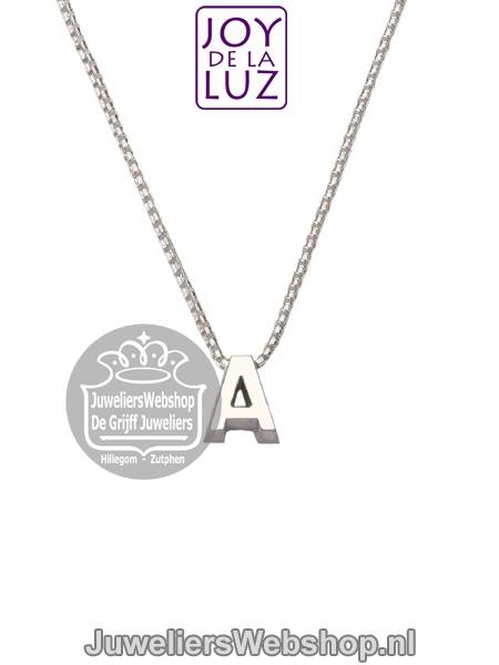 JOY de la LUZ Initials Si-A letter A ketting 38-41cm - Afbeelding 2