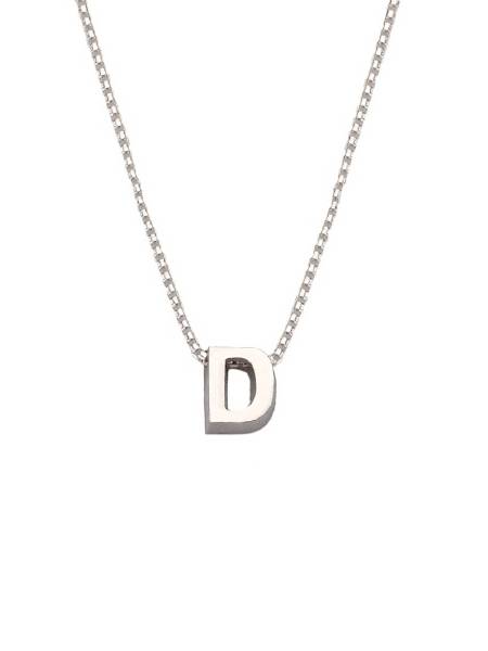 JOY de la LUZ Initials Si-D letter D ketting 38-41cm