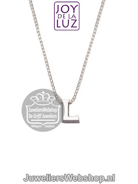 JOY de la LUZ Initials Si-L letter L ketting 38-41cm - Afbeelding 2