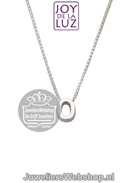 JOY de la LUZ Initials Si-O letter O ketting 38-41cm - Afbeelding 2