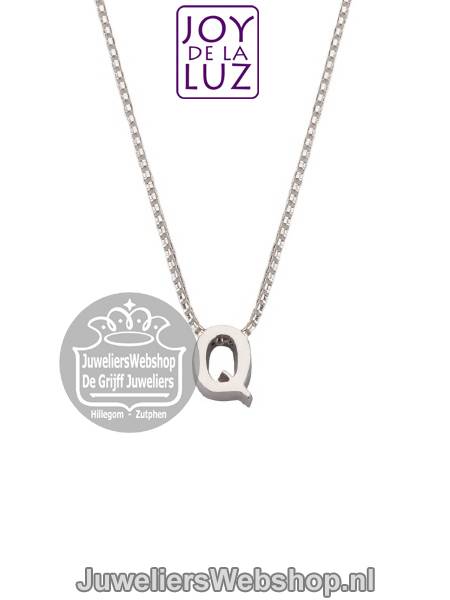 JOY de la LUZ Initials Si-Q letter Q ketting 38-41cm - Afbeelding 2