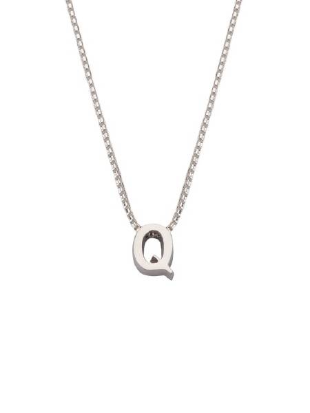 JOY de la LUZ Initials Si-Q letter Q ketting 38-41cm