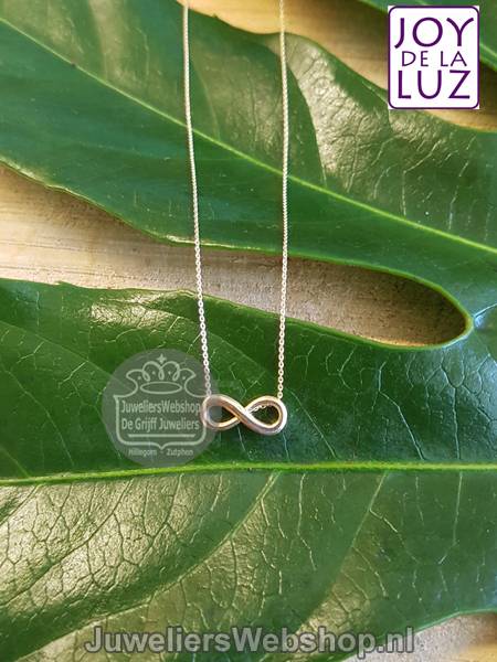 JOY de la LUZ Initials Yi-Infinity ketting Infinity Goud - Afbeelding 2