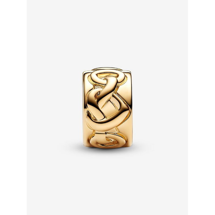 Pandora Clip Goldplated Knotted Hearts 768035C00 - Afbeelding 4